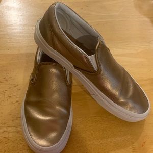 Rose Gold Slip-on Vans